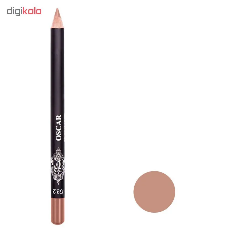 مداد لب اسکار مدل Waterproof Lipliner شماره 532 - تصویر 2