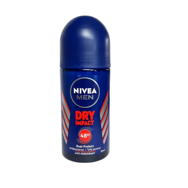 رول ضد تعریق مردانه نیوآ مدل Dry impact حجم 50 میلی لیتر