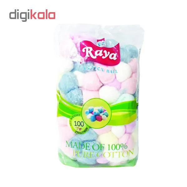 پنبه بهداشتی رایا کد 01 بسته 100 عددی - تصویر 2