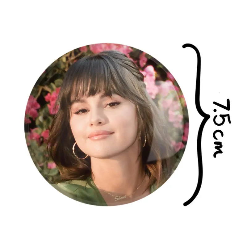 آینه جیبی خندالو مدل سلنا گومز Selena Gomez  کد 19196 - تصویر 2