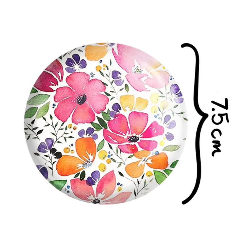 آینه جیبی خندالو مدل گل کد 2229 - تصویر 2