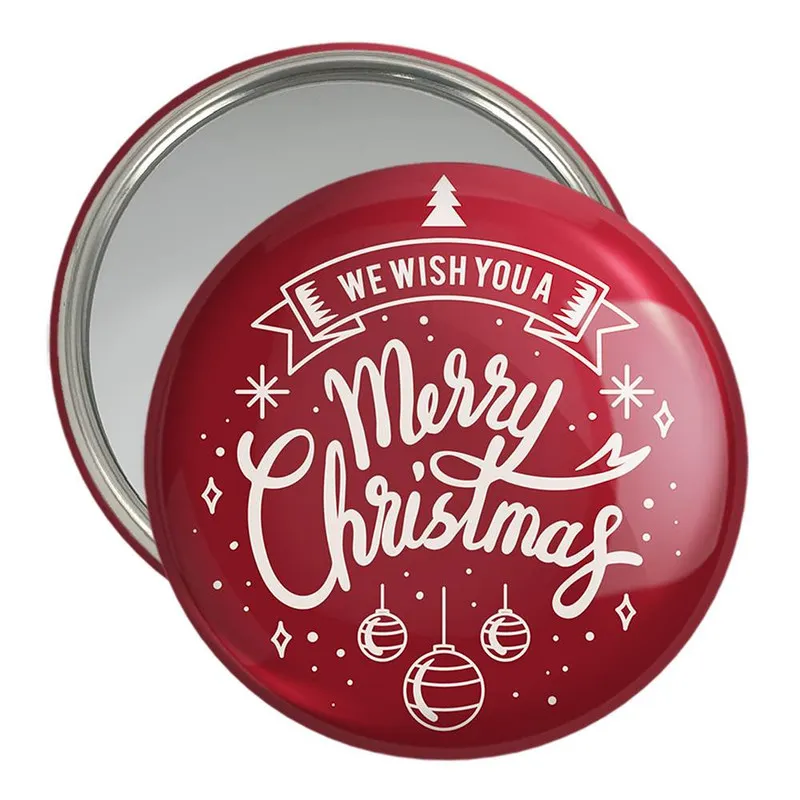 آینه جیبی خندالو مدل کریسمس Christmas کد 22156
