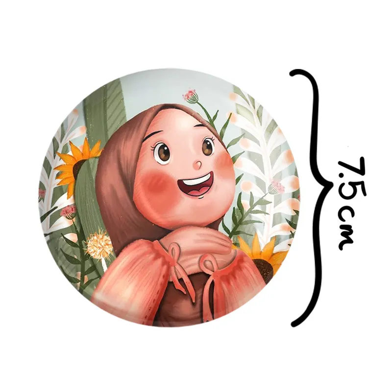 آینه جیبی خندالو مدل دخترانه باحجاب کد 25986 - تصویر 2