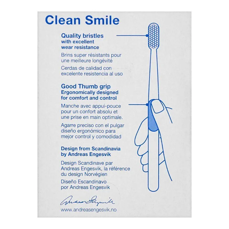 مسواک جردن مدل Clean Smile با برس متوسط بسته 3 عددی - تصویر 2
