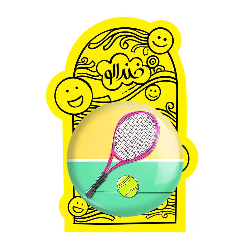 آینه جیبی خندالو مدل تنیس Tennis کد 26638 - تصویر 3
