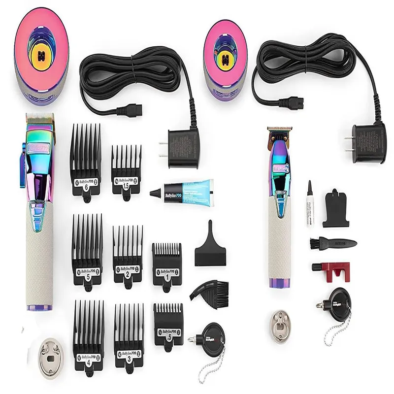 ست ماشین اصلاح سر و صورت بابیلیس پرو مدل FX Boost+ Collection IRIDESCENT  بسته 2 عددی - تصویر 4