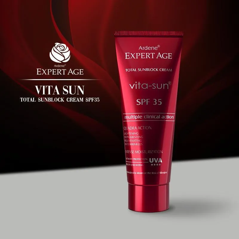 کرم ضد آفتاب آردن اکسپرت ایج مدل Vita-Sun حجم 45 میلی لیتر بسته 2 عددی - تصویر 2