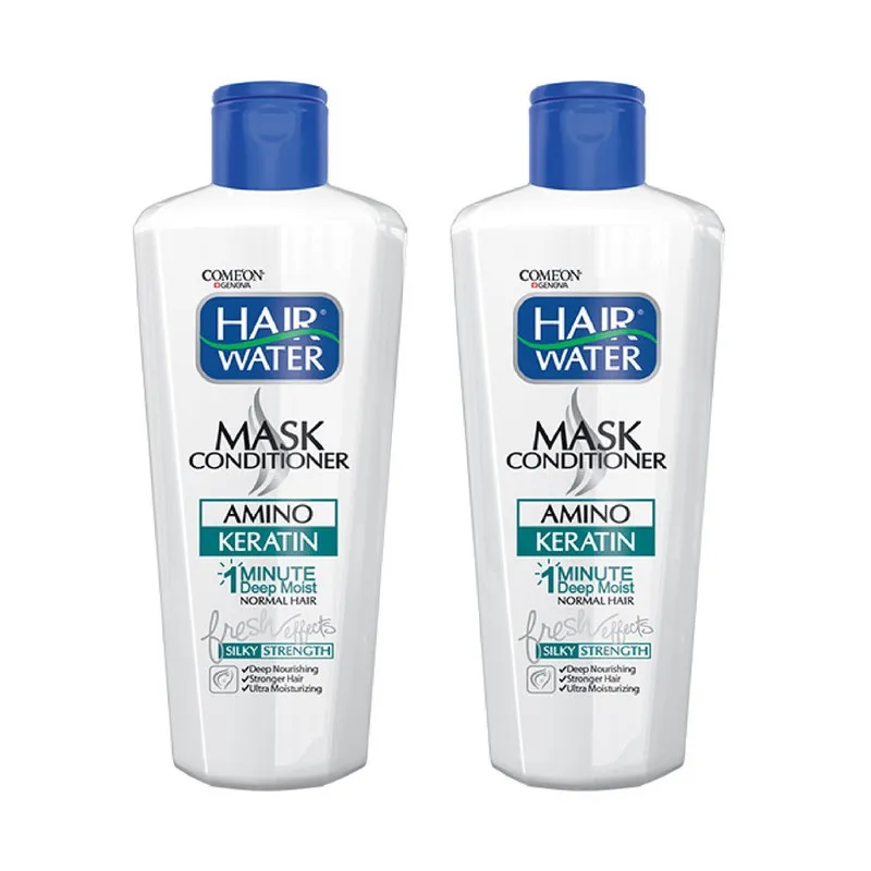 ماسک مو کامان مدل Amino keratin حجم 400 میلی لیتر مجموعه 2 عددی - تصویر 2