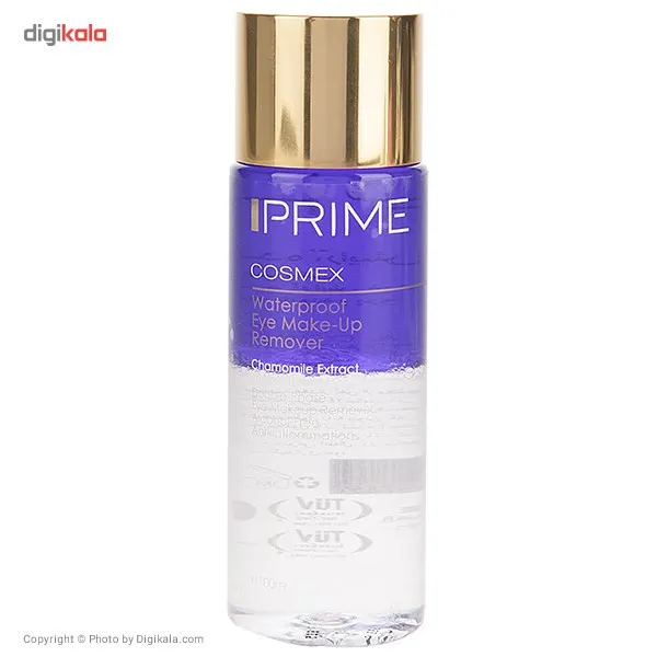 محلول پاک کننده آرایش دو فاز چشم پرایم مدل Cosmex حجم 100 میلی لیتر - تصویر 3