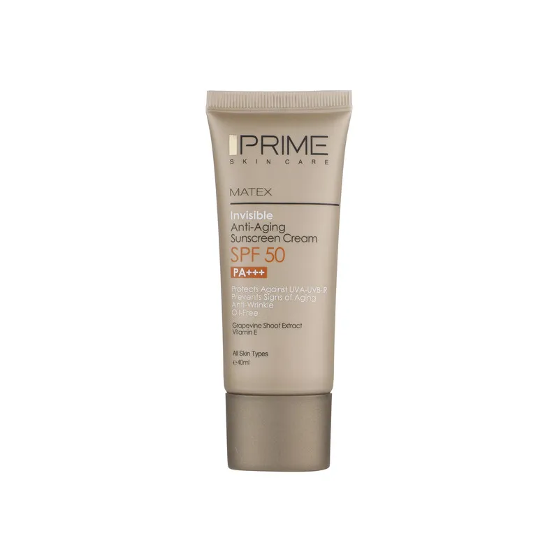 کرم ضد آفتاب و ضد چروک بی رنگ پرایم مدل Matex Colorless SPF50 مناسب انواع پوست حجم 40 میلی لیتر - تصویر 2