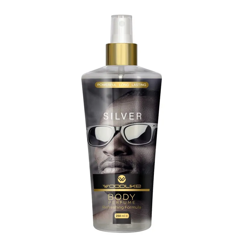 بادی اسپلش مردانه وودلایک مدل SILVER حجم 250 میلی لیتر - تصویر 2