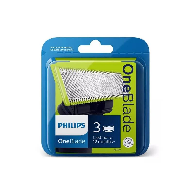سری یدک ماشین اصلاح صورت فیلیپس مدل QP230 بسته 3 عددی