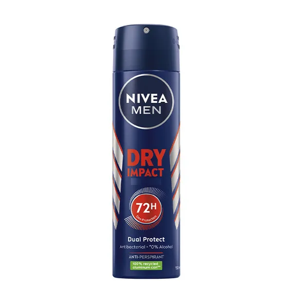 اسپری ضد تعریق مردانه نیوآ مدل Dry Impact 72h حجم 150 میلی لیتر - تصویر 2