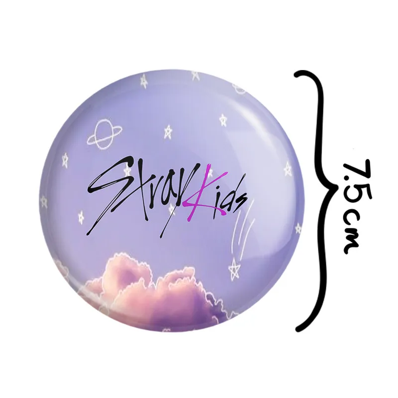 آینه جیبی خندالو طرح گروه استری کیدز Stary Kids مدل تاشو کد 16949 - تصویر 2