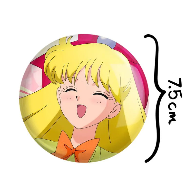 آینه جیبی خندالو طرح میناکو اینو انیمه سیلور مون Sailor Moon مدل تاشو کد 17447 - تصویر 2