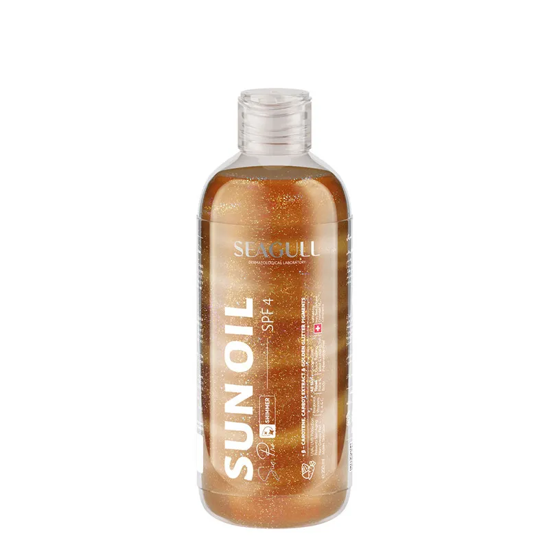 روغن آفتاب سی گل مدل Shimmer Sun Oil حجم 250 میلی لیتر - تصویر 2
