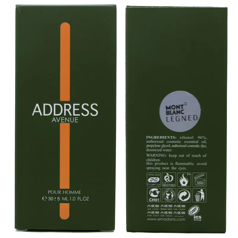 عطر جیبی مردانه عماد آرا مدل Address Avenue حجم 30 میلی لیتر - تصویر 2