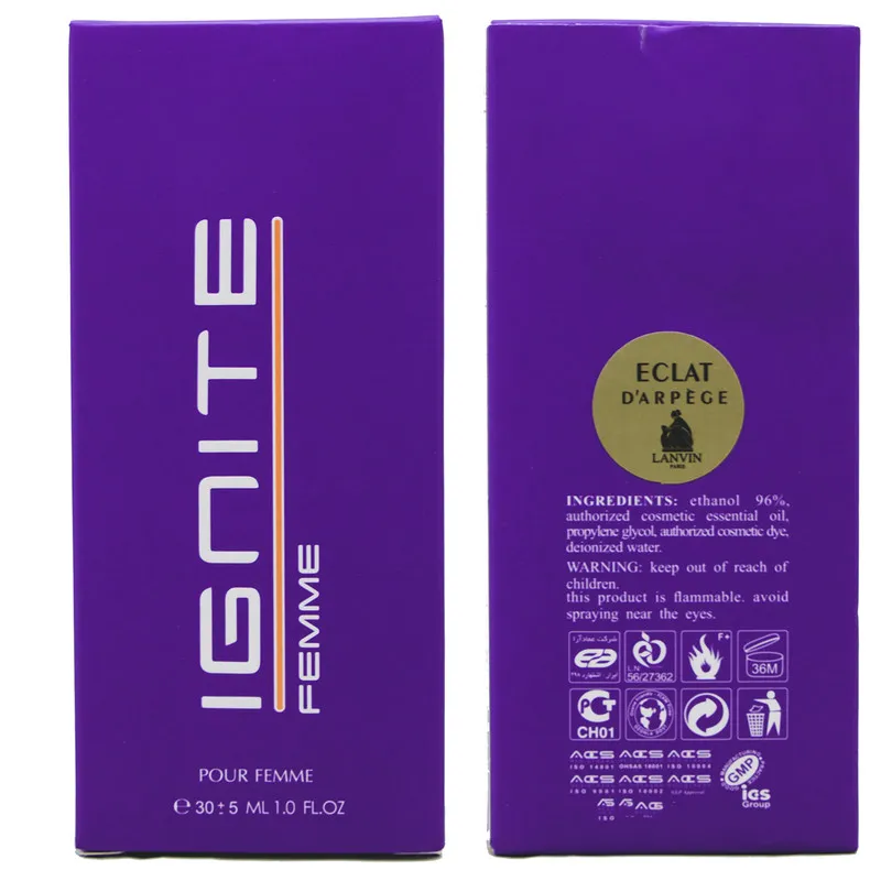 عطر جیبی زنانه عماد آرا مدل IGNITE Femme حجم 30 میلی لیتر - تصویر 2