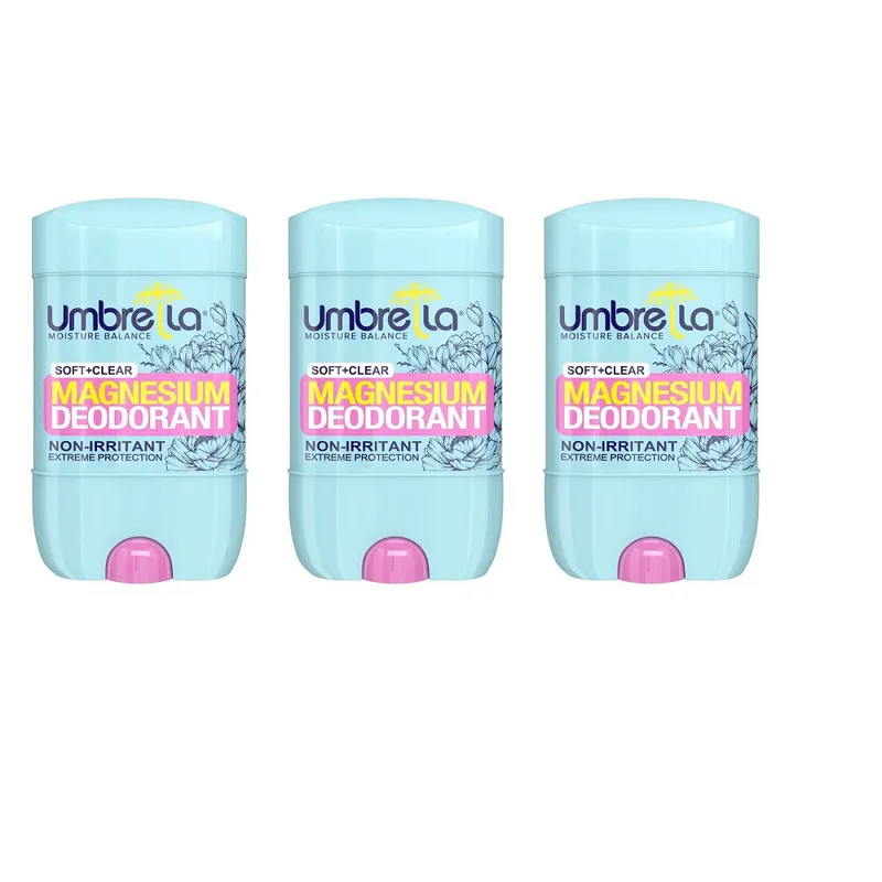 استیک ضد تعریق زنانه آمبرلا مدل soft+clear حجم 75 میلی لیتر مجموعه 3 عددی - تصویر 2