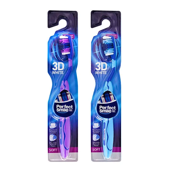 مسواک پرفکت اسمایل مدل 3D White با برس نرم - تصویر 2