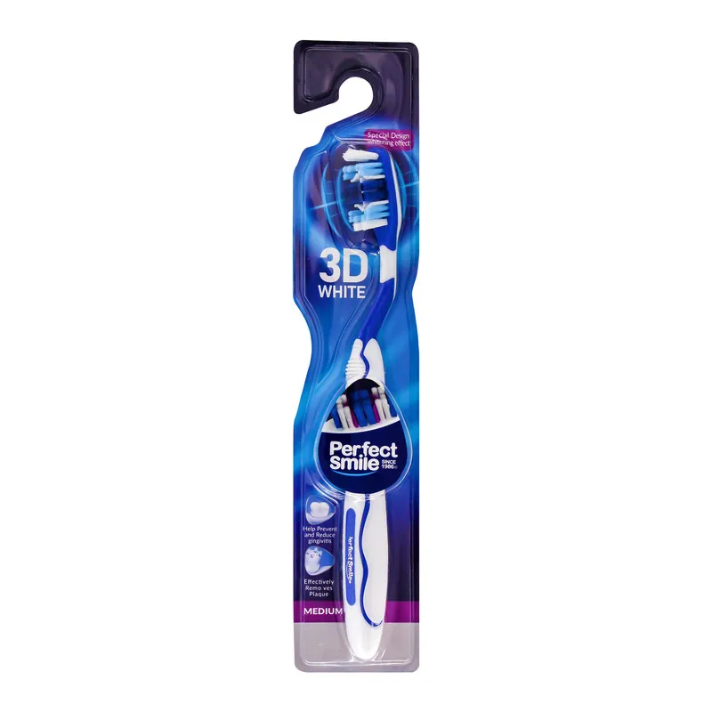 مسواک پرفکت اسمایل مدل 3D White با برس متوسط - تصویر 2