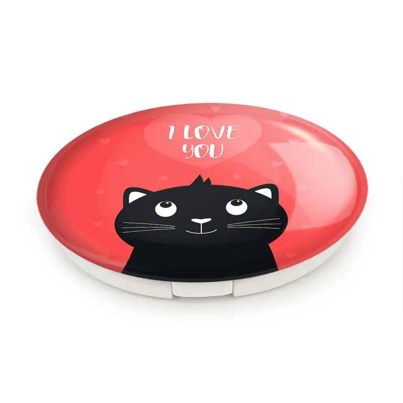آینه جیبی خندالو طرح گربه Cat مدل تاشو کد 23310 - تصویر 6