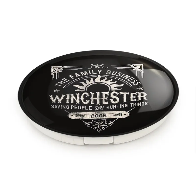 آینه جیبی خندالو طرح سریال سوپرنچرال Supernatural مدل تاشو کد 24540  - تصویر 6