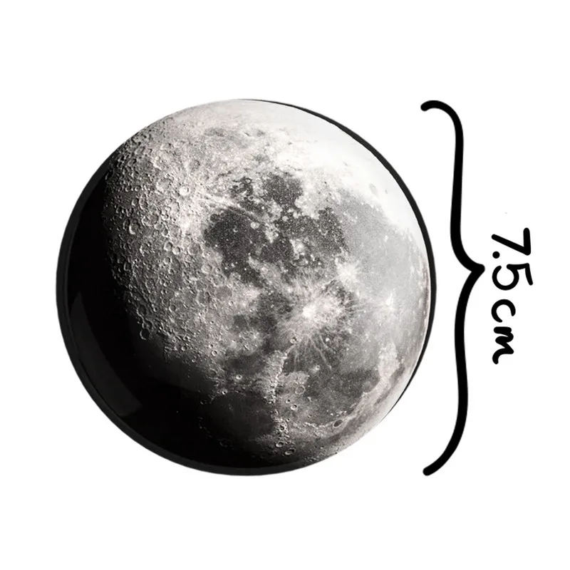 آینه جیبی خندالو طرح ماه مدل تاشو کد 25357 - تصویر 2