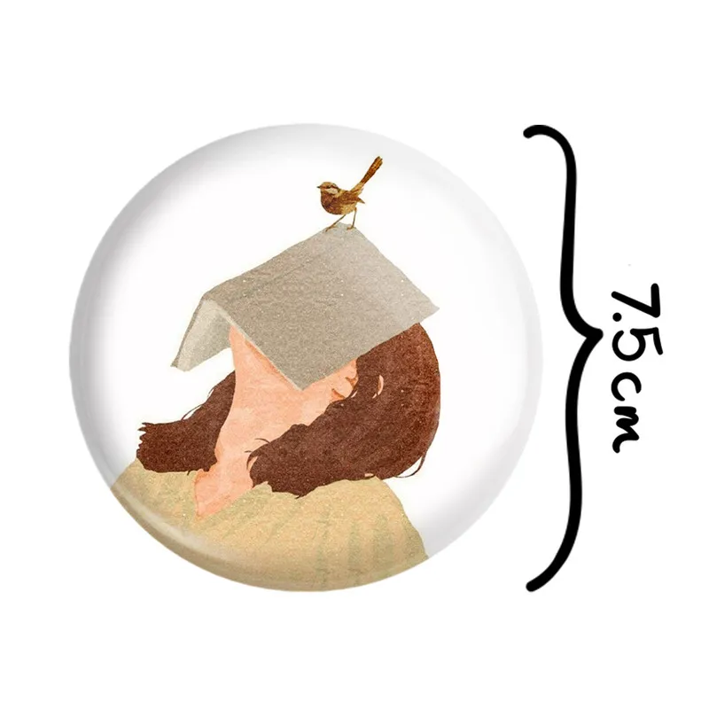 آینه جیبی خندالو طرح کتاب مدل تاشو کد 25861 - تصویر 2