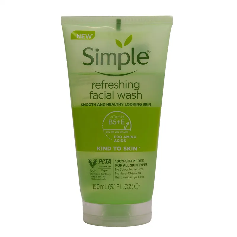 ژل شستوشوی صورت سیمپل مدل Refreshing حجم 150 میلیلیتر - تصویر 2