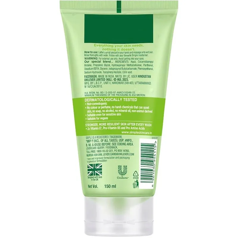 ژل شستوشوی صورت سیمپل مدل Refreshing حجم 150 میلیلیتر - تصویر 4