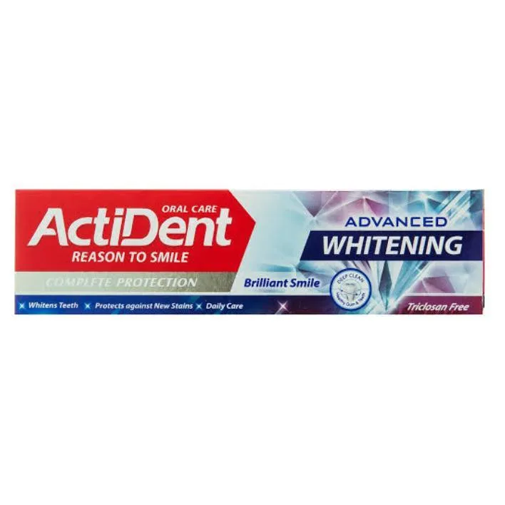 خمیر دندان اکتیدنت مدل whitening وزن 130 گرم 12 عددی - تصویر 2