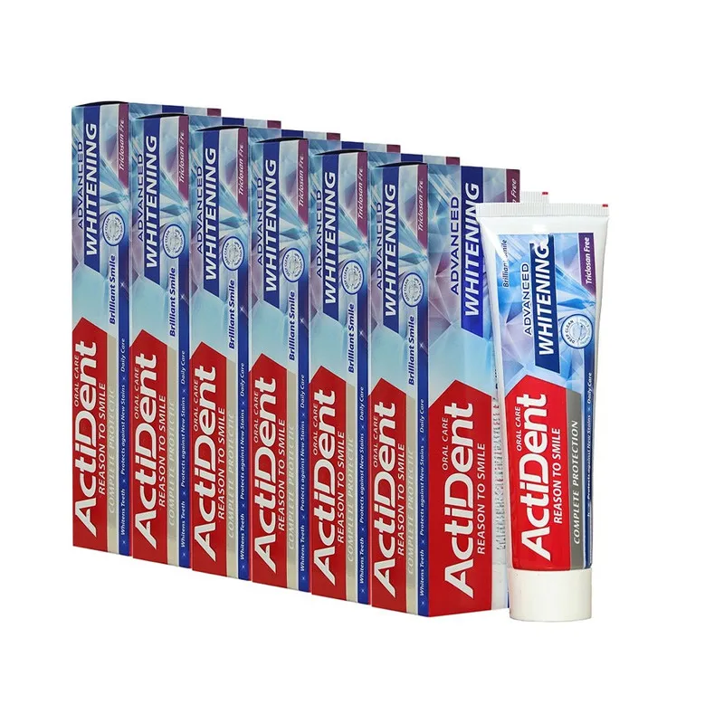 خمیر دندان اکتیدنت مدل whitening وزن 130 گرم 12 عددی - تصویر 3