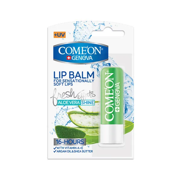بالم لب کامان مدل ALOE VERA SHINE بسته دو عددی - تصویر 2
