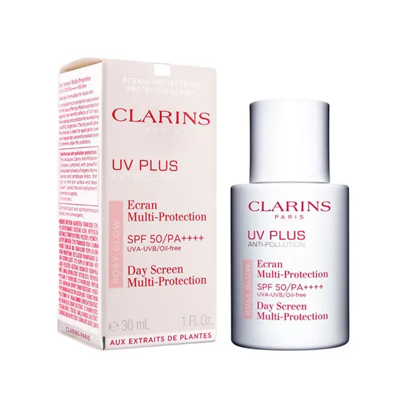 کرم ضد آفتاب کلارنس مدل UV PLUS ROSY GLOW حجم 30 میلی لیتر - تصویر 2