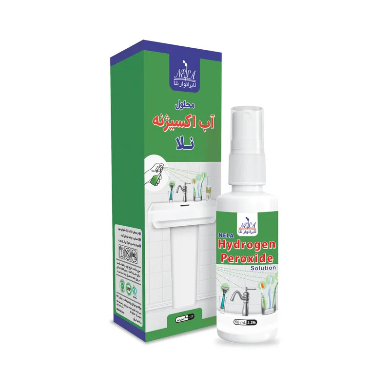 اسپری ضد عفونی کننده لابراتوار نلا مدل آب اکسیژنه حجم 60 میلی لیتر - تصویر 2
