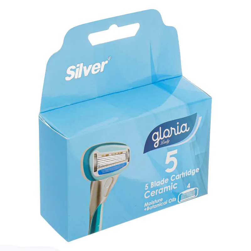 تیغ یدک سیلور مدل Gloria بسته 4 عددی - تصویر 2