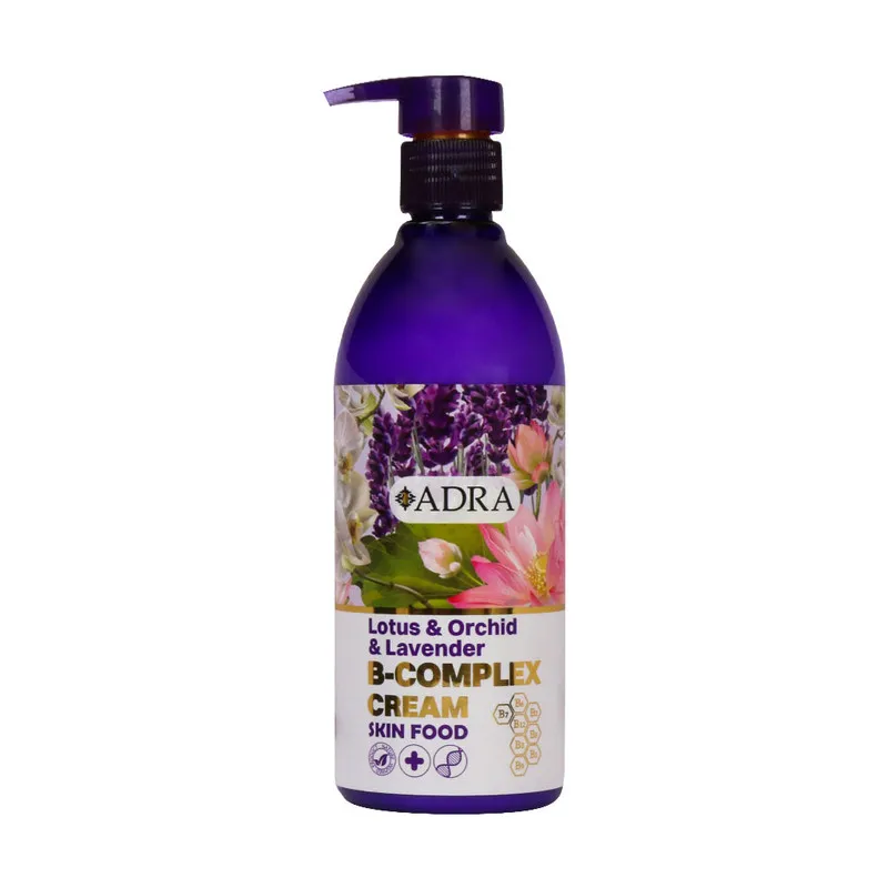 کرم مرطوب کننده آدرا مدل B Complex حجم 350 میلی لیتر