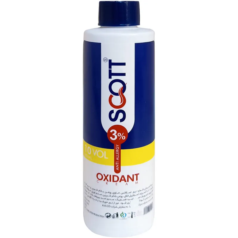 کرم اکسیدان اسکاتس مدل 10vol شماره 0.5 سه درصدی حجم 180 میلی لیتر - تصویر 2