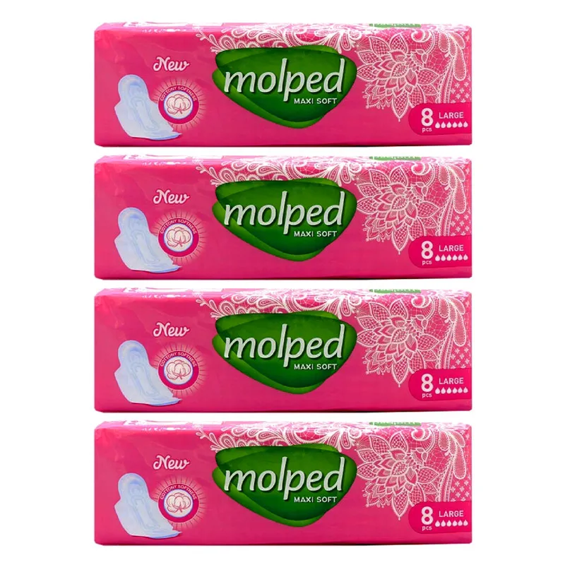 نوار بهداشتی مولپد مدل MD-4 سایز بزرگ مجموعه 4 عددی - تصویر 2