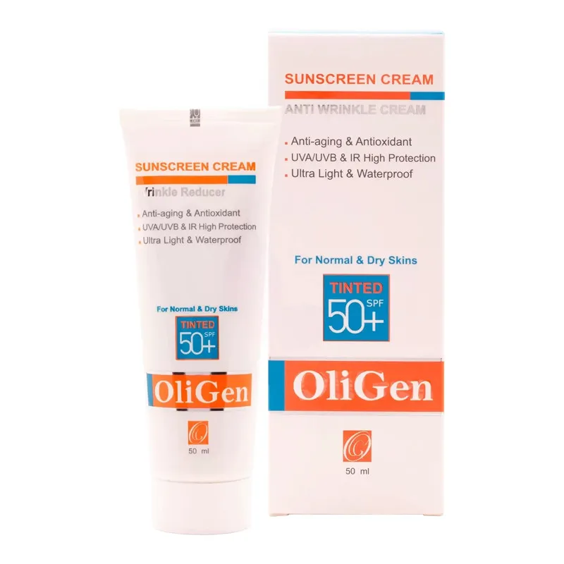 کرم ضد آفتاب رنگی الی ژن spf 50 مدل 03 مناسب پوست های خشک و حساس حجم 50 میلی لیتر - تصویر 2