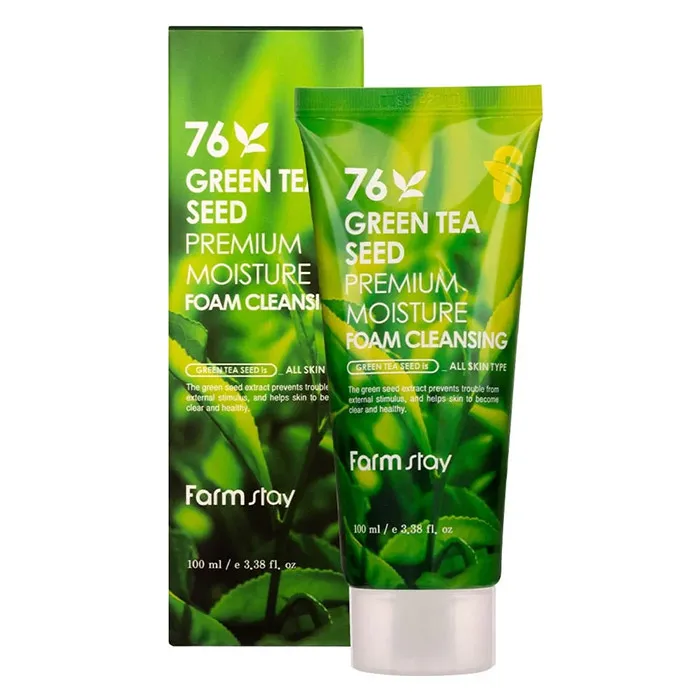 فوم شستشو صورت فارم استی مدل GREEN TEA SEED حجم 100 میلی لیتر - تصویر 2