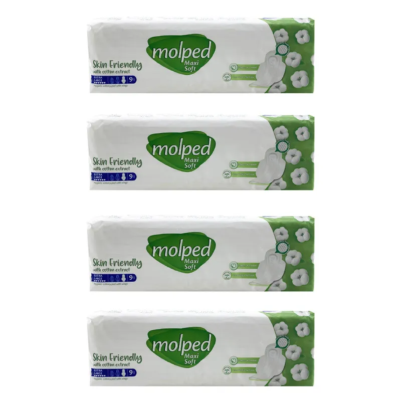 نوار بهداشتی مولپد مدل CELASICC-4 سایز خیلی بزرگ مجموعه 4 عددی