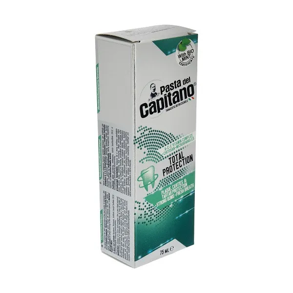 خمیر دندان پاستا دل کاپیتانو مدل Total Protection حجم 75 میلی لیتر بسته 2 عددی - تصویر 3