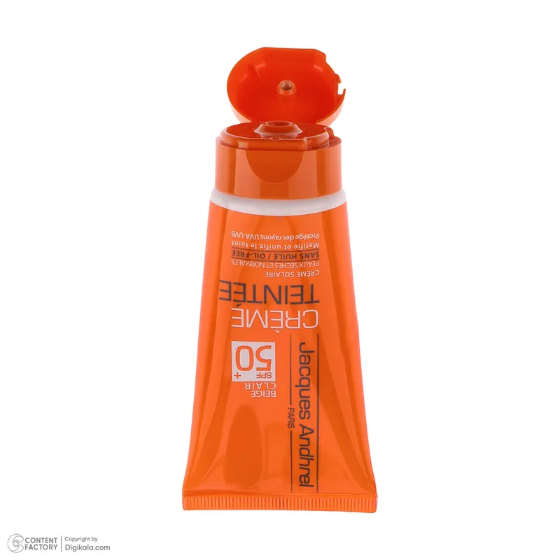 کرم ضد آفتاب رنگی ژاک اندرل SPF 50 مدل TIN01 مناسب برای پوست خشک حجم 50 میلی لیتر - تصویر 6