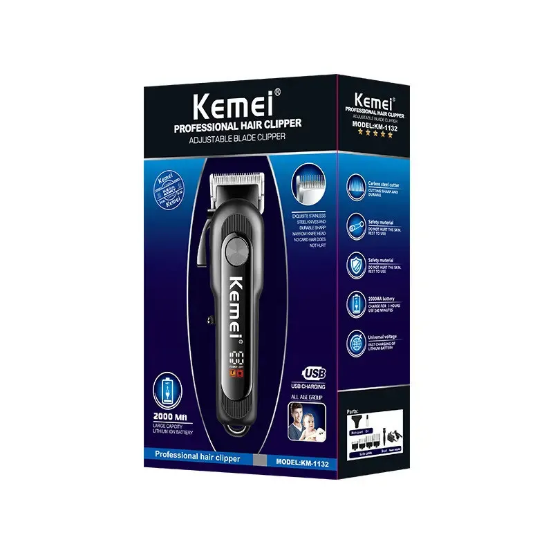 ماشین اصلاح موی سر و صورت کیمی مدل KM-1132 - تصویر 4