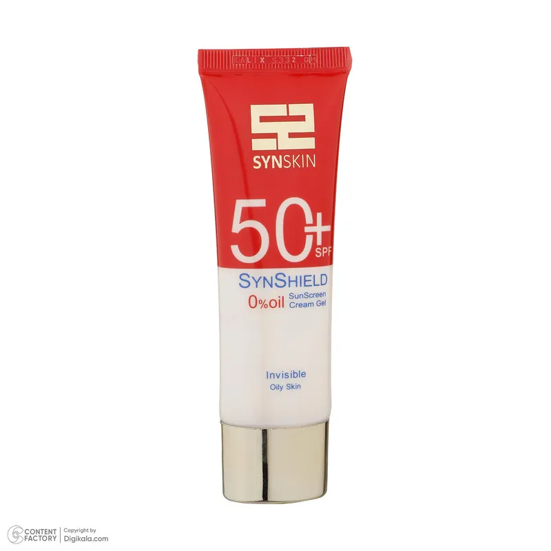 ژل کرم ضدآفتاب ساین اسکین بدون رنگ SPF50 مدل SynShield، مناسب پوست‌های چرب، حجم 50 میلی‌لیتر - تصویر 6
