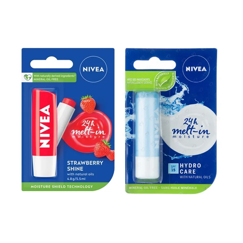 بالم لب نیوآ مدل STRAWBERY & HYDRO بسته 2 عددی - تصویر 2