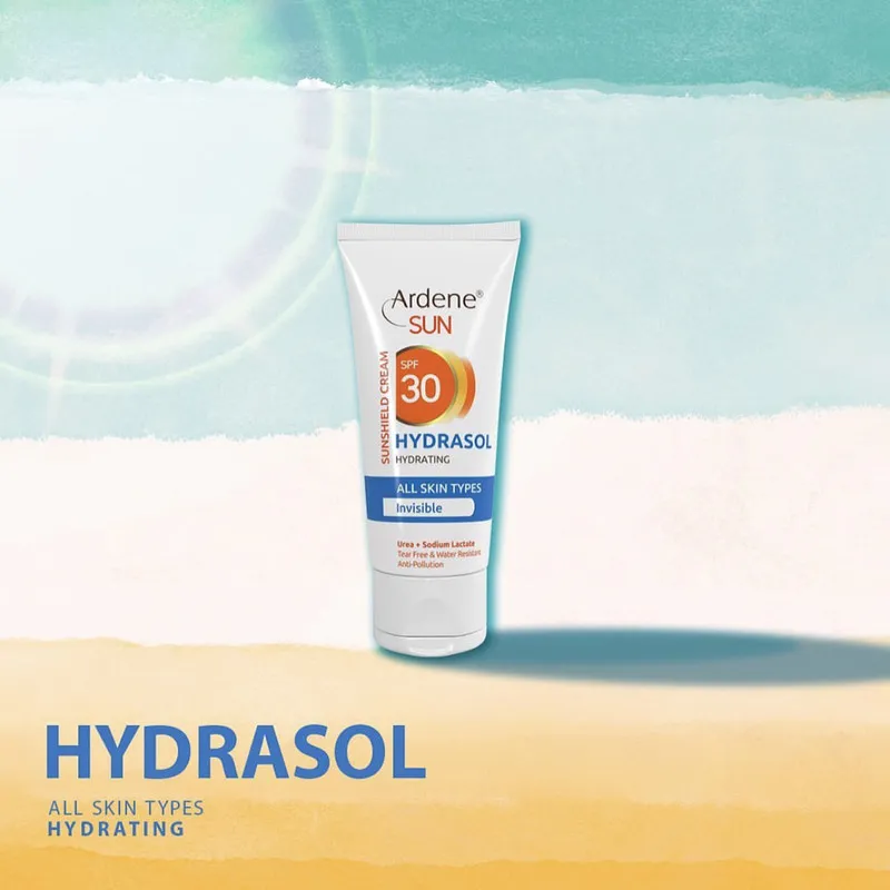 کرم ضد آفتاب بدون رنگ آردن SPF 30 مدل HYDRASOL مناسب انواع پوست حجم 50 میلیلیتر - تصویر 3