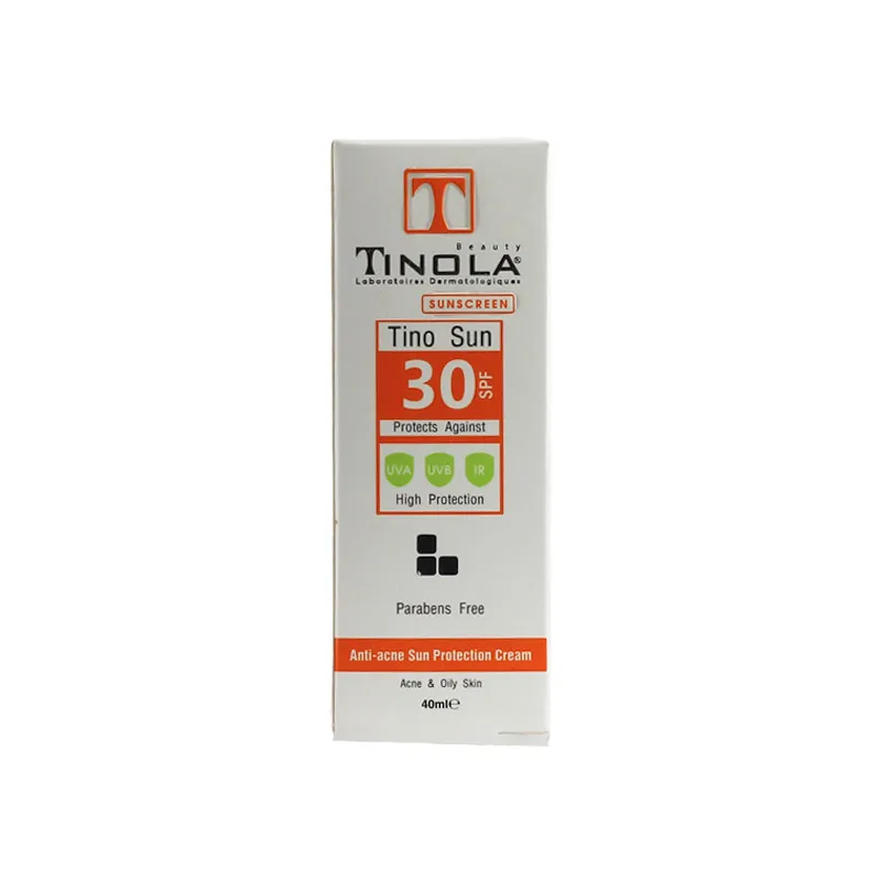 کرم ضد آفتاب بدون رنگ تینولا بیوتی SPF 30 مدل Tino Sun مناسب پوستهای چرب و مختلط حجم 40 میلیلیتر - تصویر 2